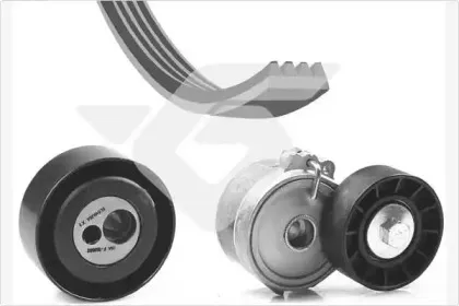 KHV 126 HUTCHINSON Поликлиновой ременный комплект